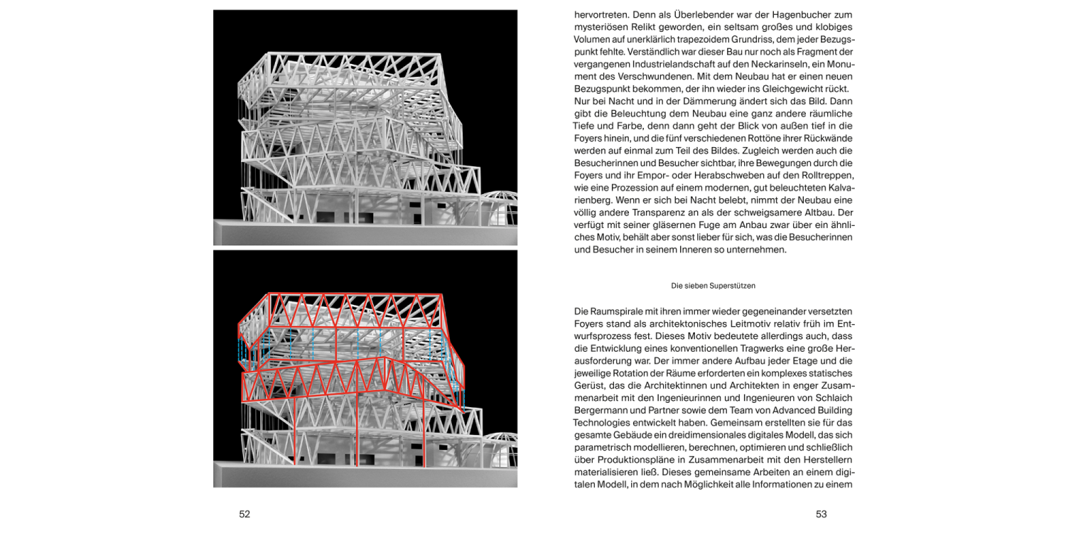 Buch Innenseiten (Der Experimenta Neubau in Heilbronn)