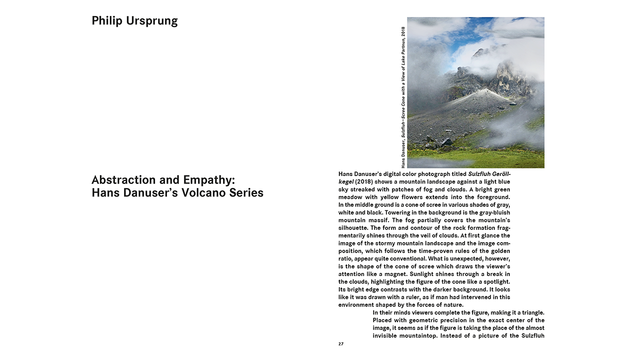 Philip Ursprung on Hans Danuser's Volcano Series
