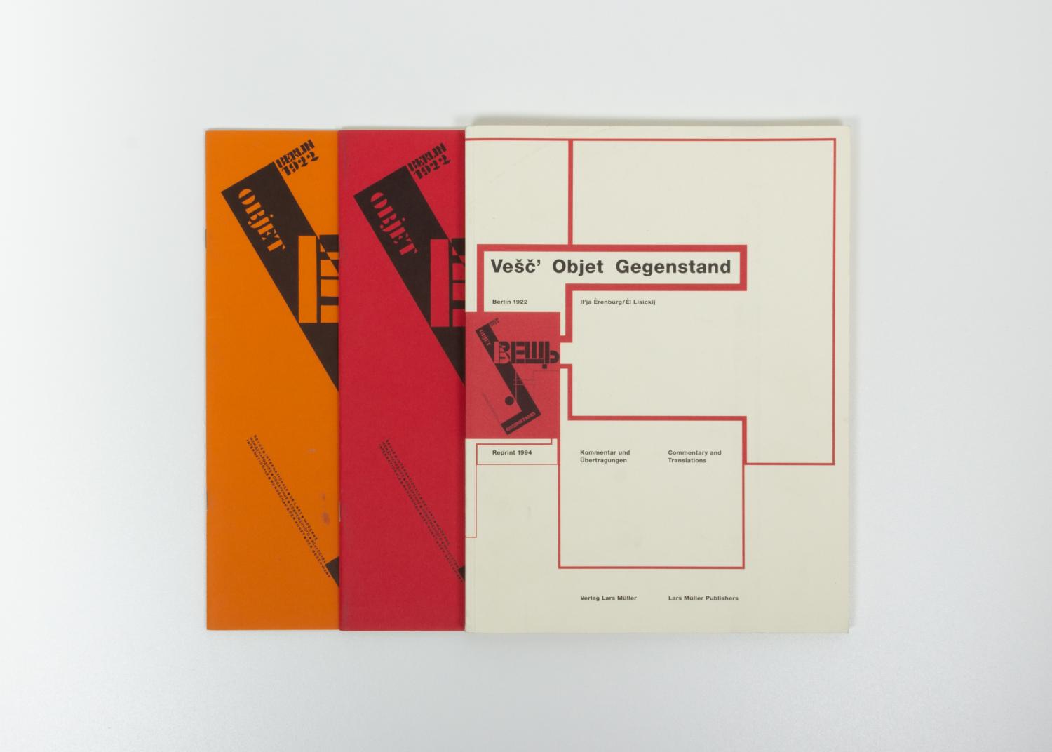 Vešć' Objet Gegenstand 1922 Vesc/Objet/Gegenstand | Lars Müller Publishers