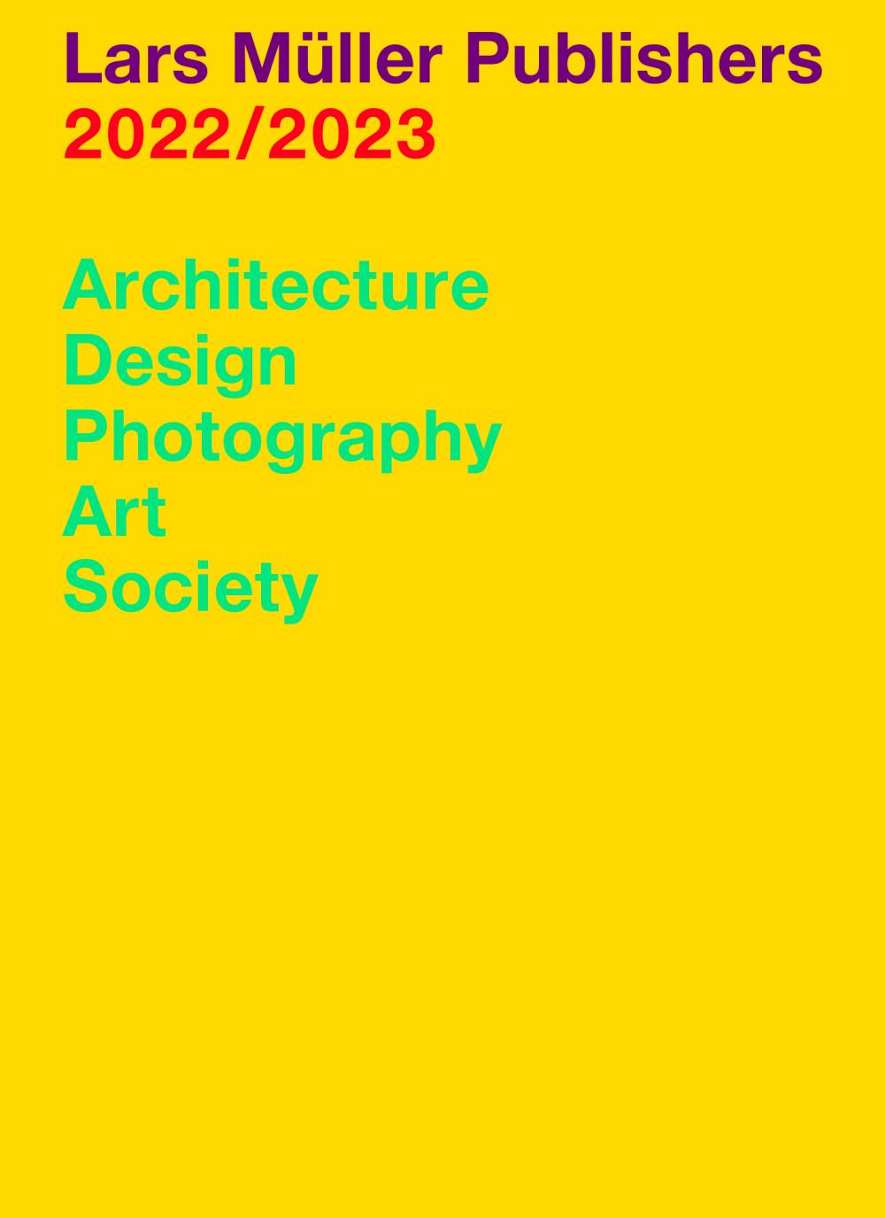 Verlagsprogramm 2022/2023 Cover