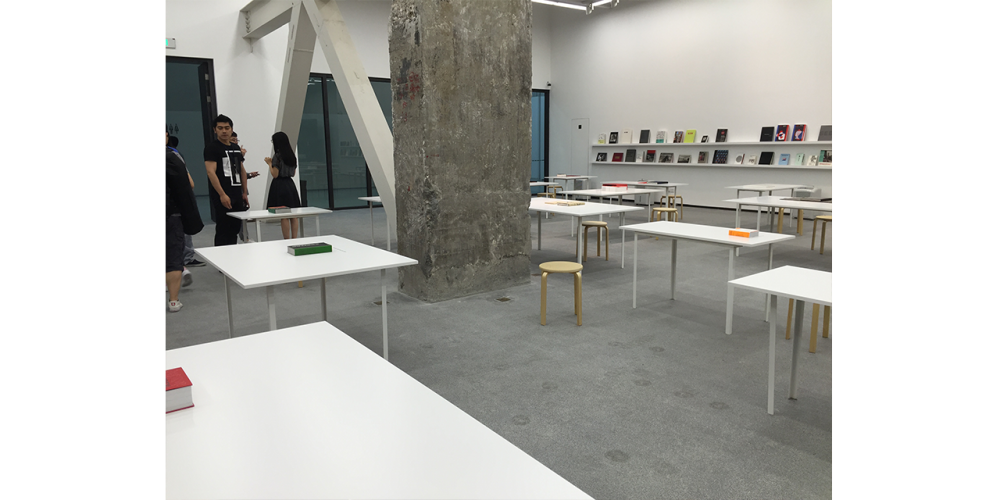 Exhibition Shanghai Books on Tables