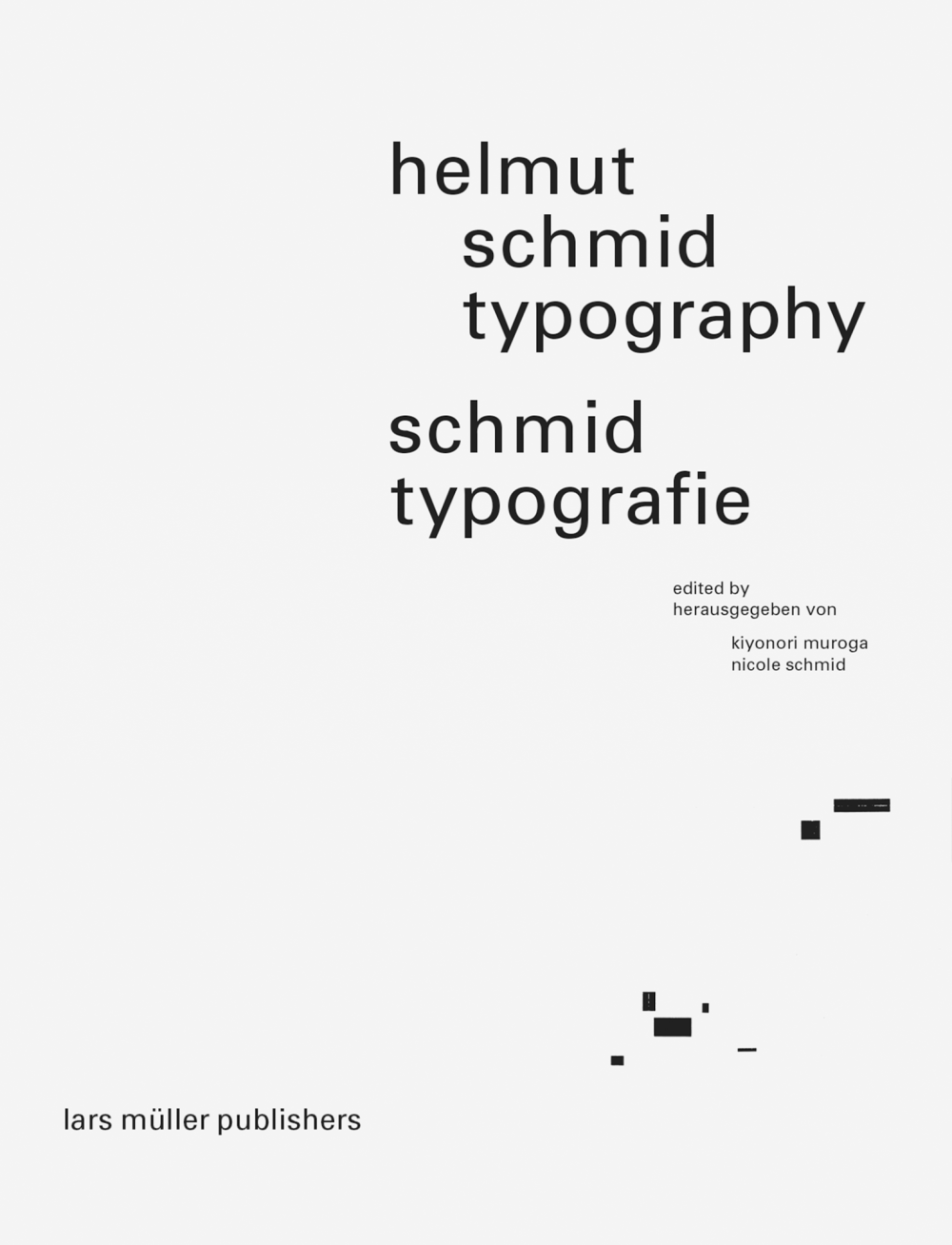 Helmut Schmid Typography Cover
