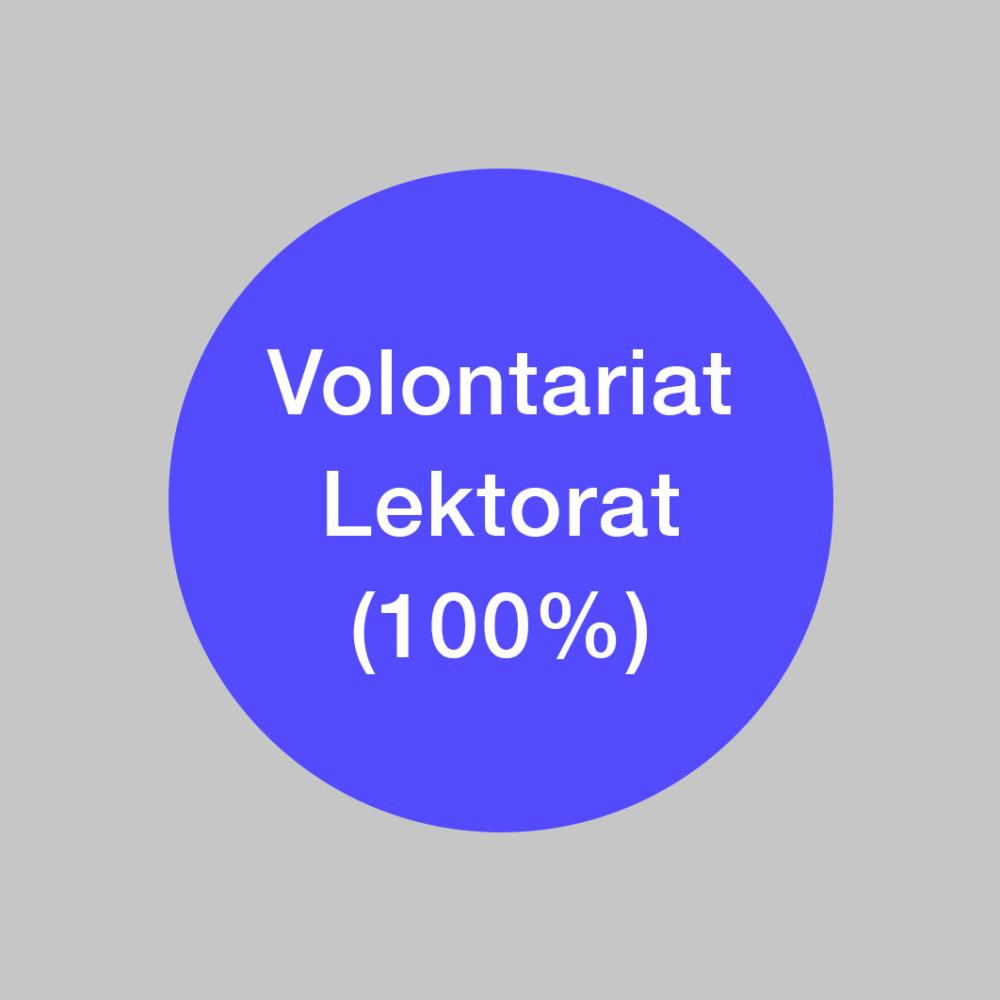 Volontariat Lektorat 100%