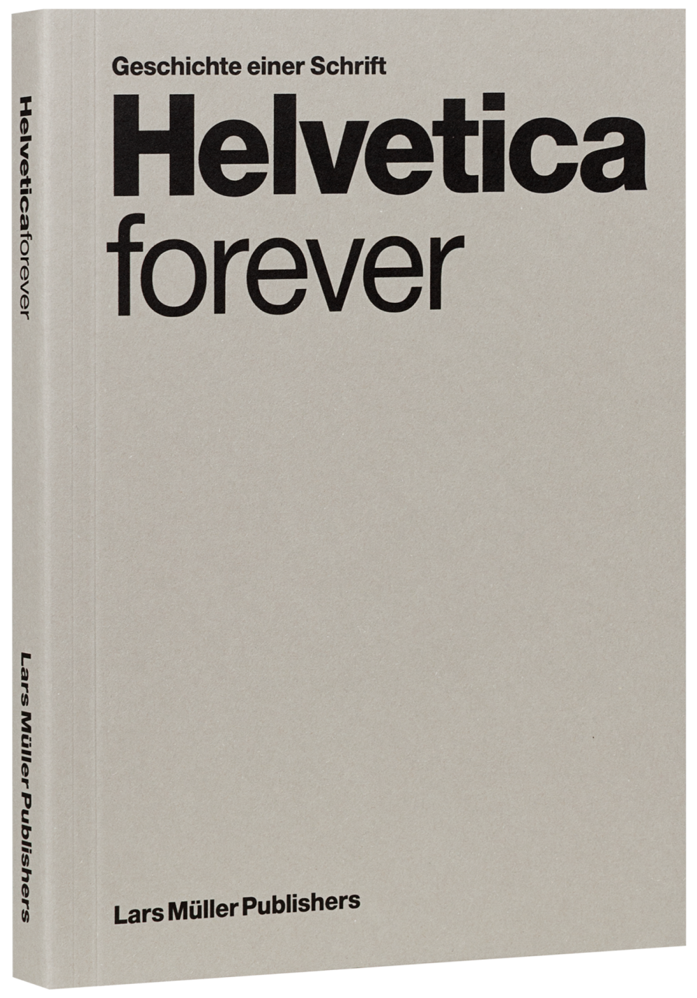 Helvetica forever_Cover_DE