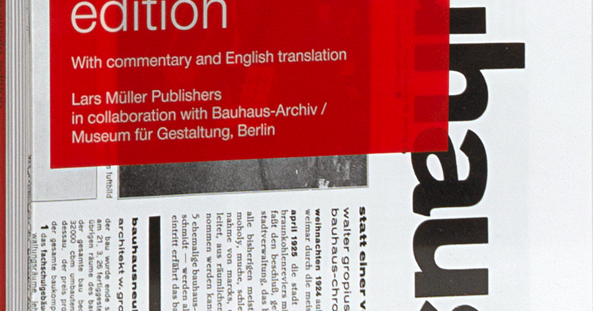 bauhaus journal 1926-1931 復刻版 Bauhaus Journal 1926 - 1931: Facsimile Edition: Müller, Lars