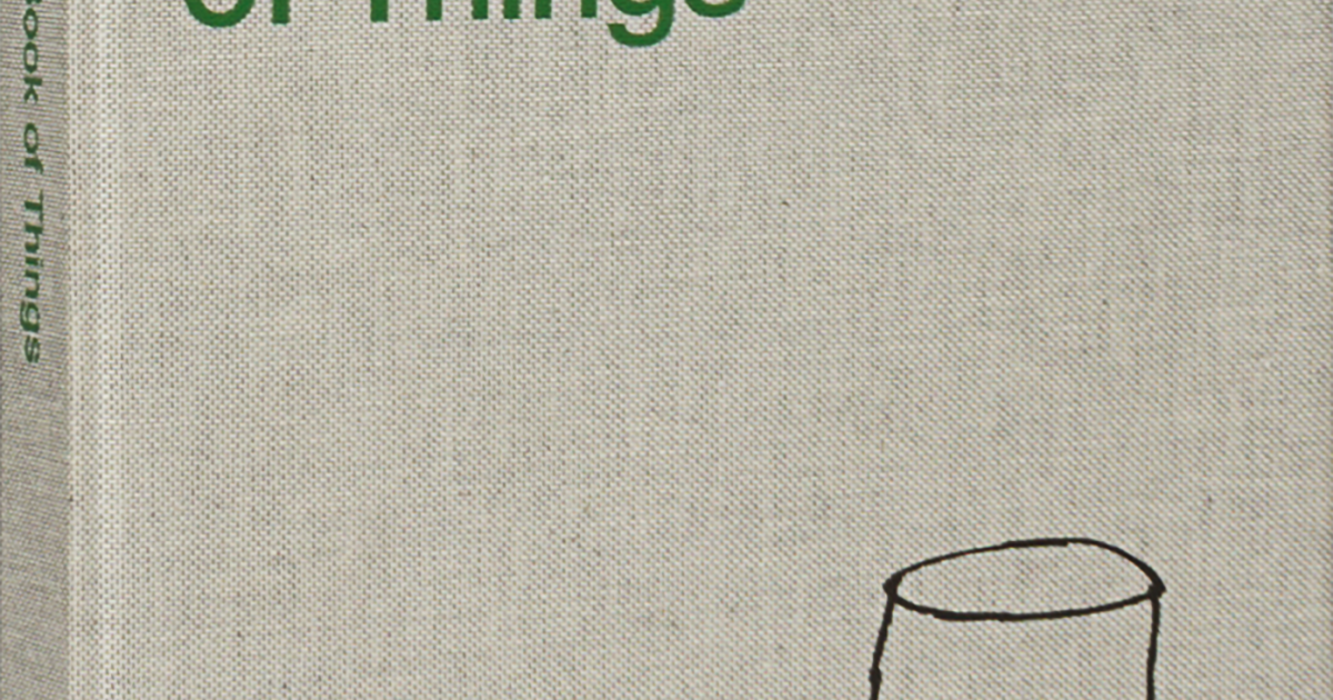 Jasper Morrison A Book of Things - Gessato Design Store